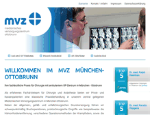 Tablet Screenshot of mvz-ottobrunn.de
